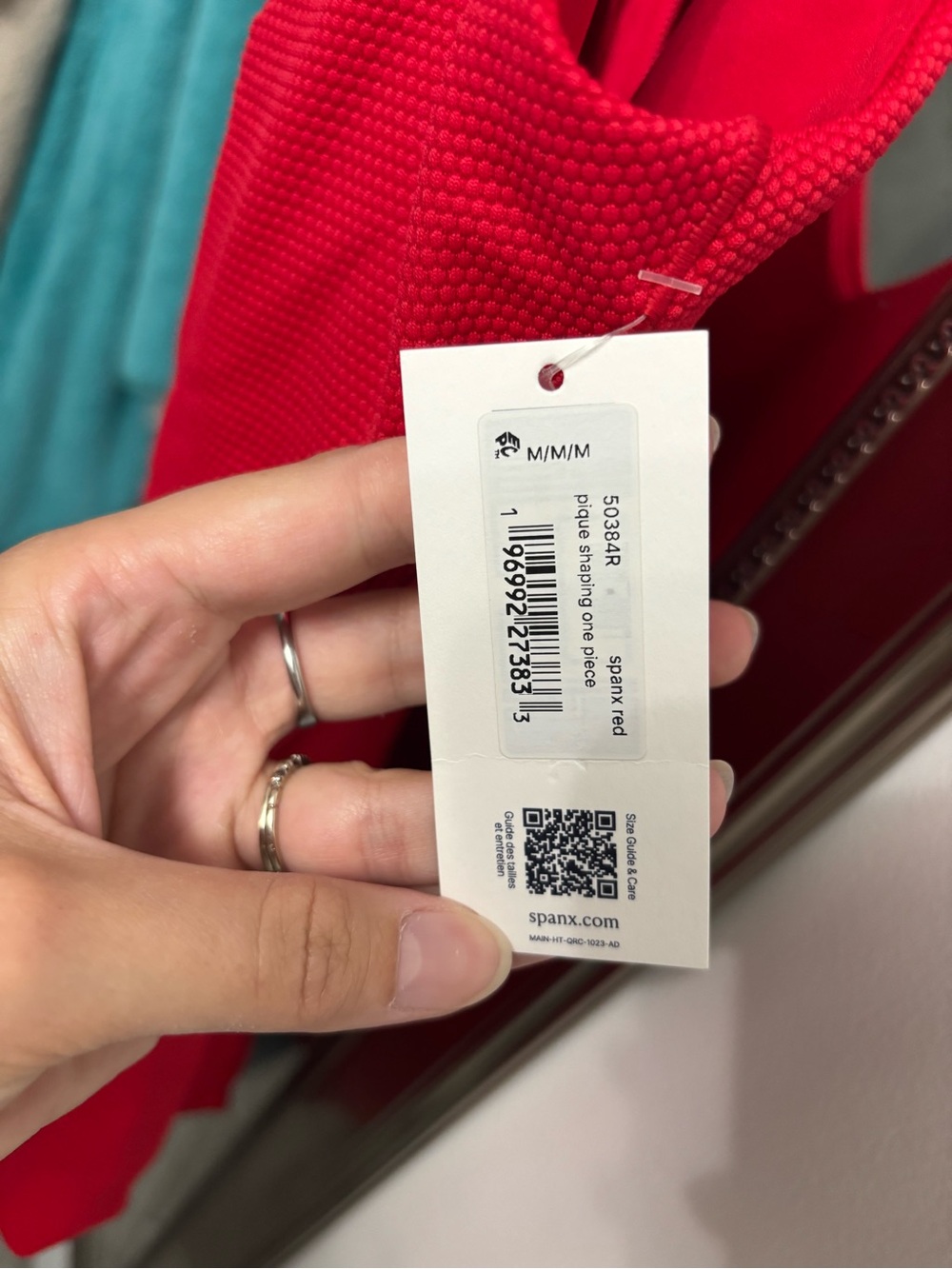 Red spanx One-Piece Swimsuit - Picture 3 of 3